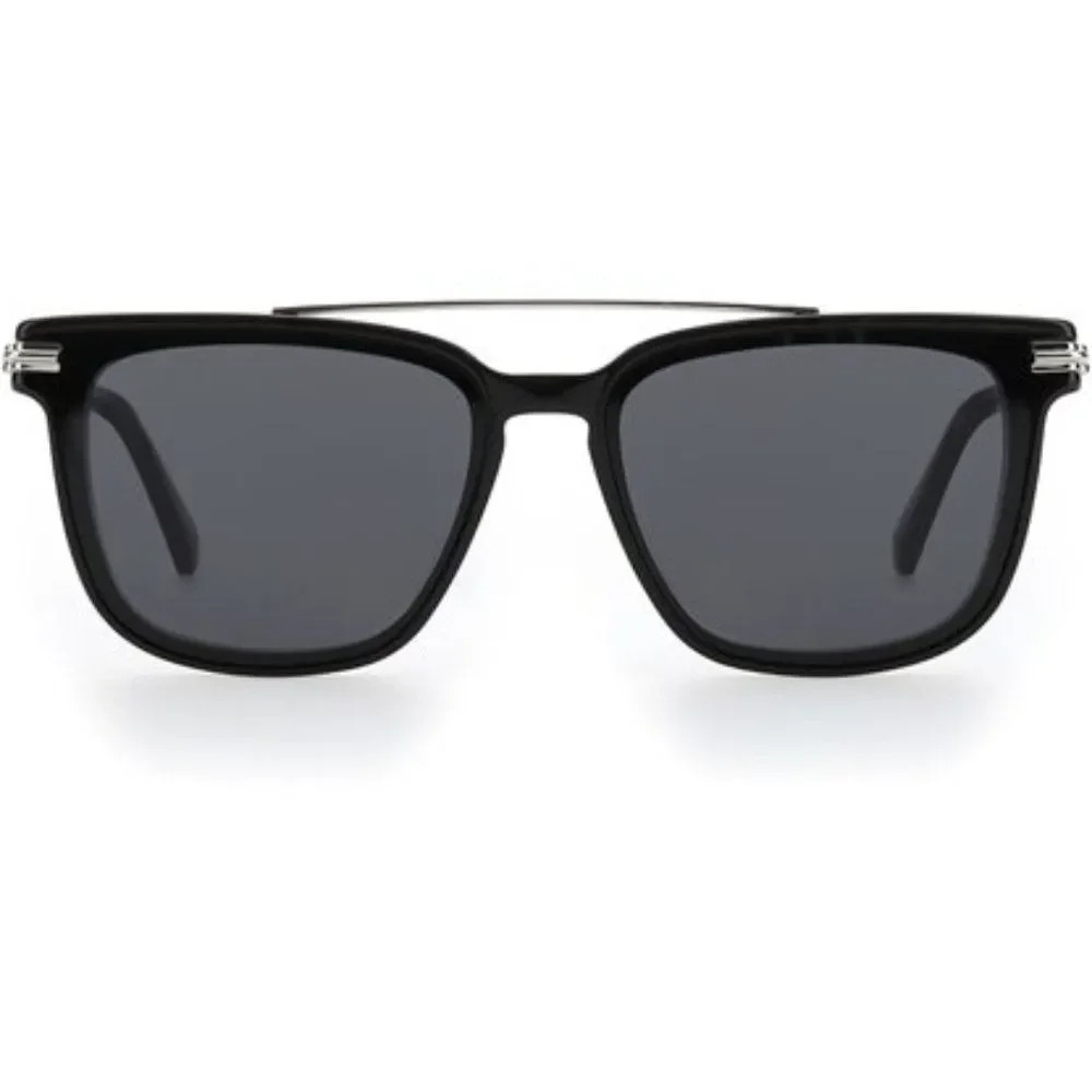Jimmy Choo ZED/G/S 8071R Full Rim Grey Lens Black Frame Sunglasses For Women's